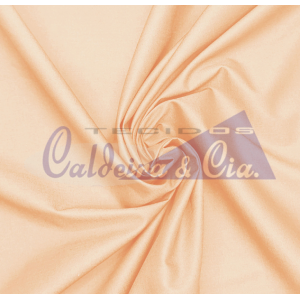 Tecido Tricoline Silky Lisa cor - 1769 (Salmão Claro)